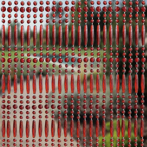 Rideau de Perles Vulcano Transparent - Différentes Tailles, 100L x 230H cm (1/5)