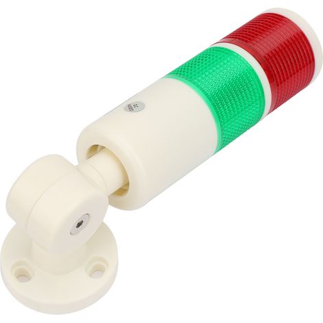 Voyant d'avertissement LED rouge/vert pour machines CNC avec signal sonore et avertisseur sonore, 24 V (1/5)