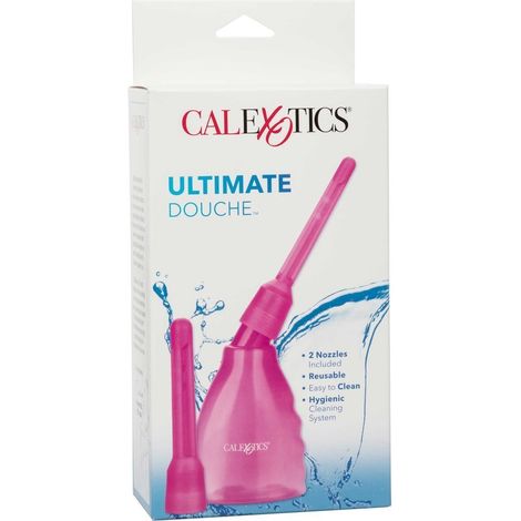 CalExotics Ultimate Douche Pompa per clistere rosa con 2 punte (1/5)