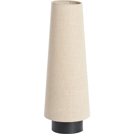 Light & Living - tischlampe - Howie - beige - textil - stehlampe