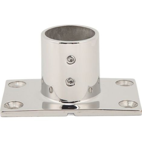Fockety Raccord de Main Courante de Bateau, Base Rectangulaire à 90 Degrés, Rail de Base de Bateau en Acier Inoxydable 316 pour Bateaux, Auvent, Robuste et Polyvalent (90°30MM/1.2in) (1/5)