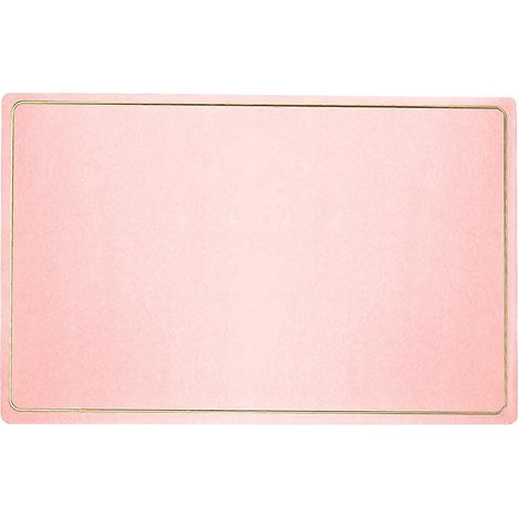 Set de table rectangulaire double face en similicuir, imperméable, résistant à l'huile et à la chaleur, pour bols et tasses à thé. Réutilisable et anti-brûlure. (1/5)