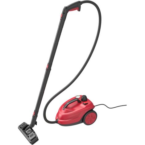 Steam Cleaner High Pressure Cleaner 2000W with 15 Accessories Portable Pressurized Steam Mop with 1.8L Tank and Wheels Red