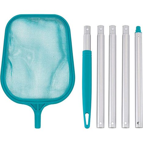 Perche télescopique en 3 sections pour piscine, rallonge détachable en aluminium pour épuisette. (1/5)