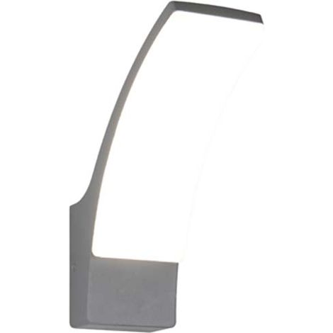 Außenwandleuchte Außen Wandlampe Fassadenleuchte Aluminium anthrazit LED SMD H 22,5 cm (1/5)