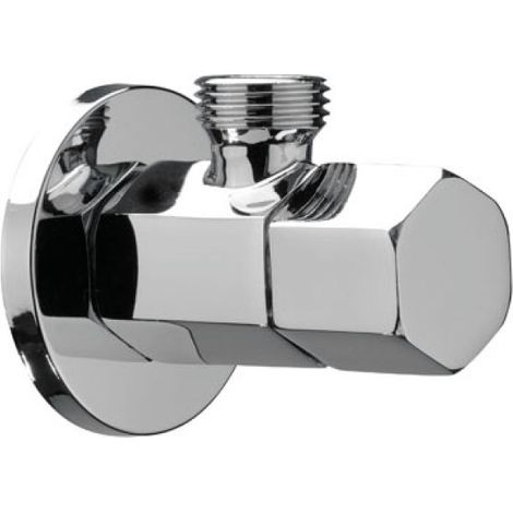 RUBINETTO SOTTOLAVABO D'ARREDO MOD. ESAGONALE 1/2X10 1/2&quotx10