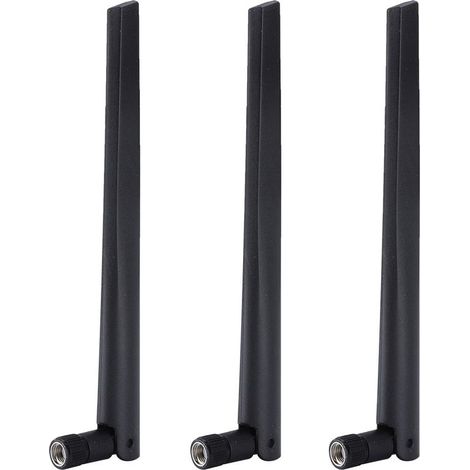 3PCS Antenne externe pour routeur WiFi SMA Carte réseau sans fil, compatible avec ASUS RT-AC68u (1/5)