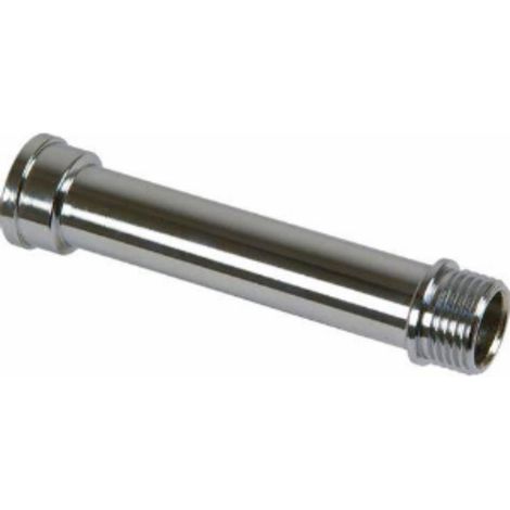 FPLUS alargadera redonda 1/2x100 cromo , Alargadera laton 10 cms.