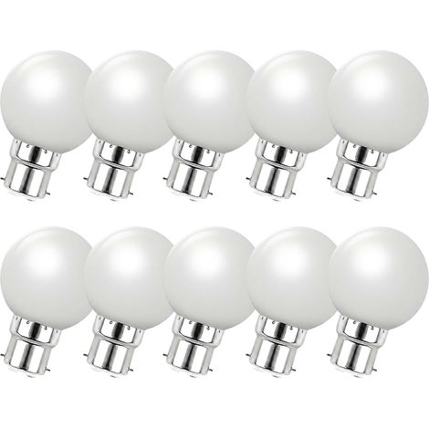 B22 2W Colour LED Light Bulb Equivalent 20W 200LM AC 220V-240V B22 Bayonet Light Bulbs Garland Colour LED Bulbs Multicolor for Home, Bar, Party Decoration (1/5)