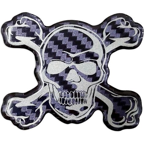 3D Sticker Teschio Hi - Lux (1/5)