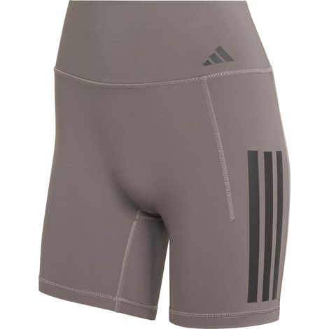 adidas Optime Trainingsleggings mit 3 Streifen für Damen, braun, JZ1099 r M (1/5)