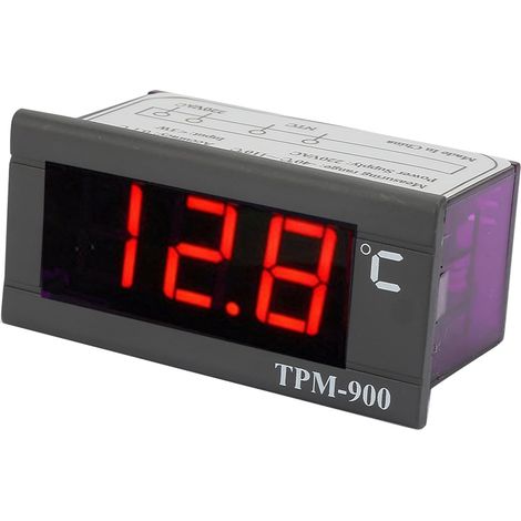 Contrôleur de Température Numérique TPM‑ 900 220V, Panneau LED, Capteur, Contrôleur de Thermostat (1/5)