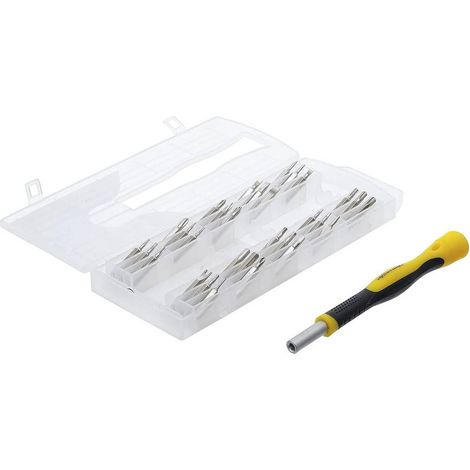 Jeu d embouts pour tournevis de précision 31 pcs - Acier, Multi-formats - Précision et Polyvalence - D-Work (1/5)