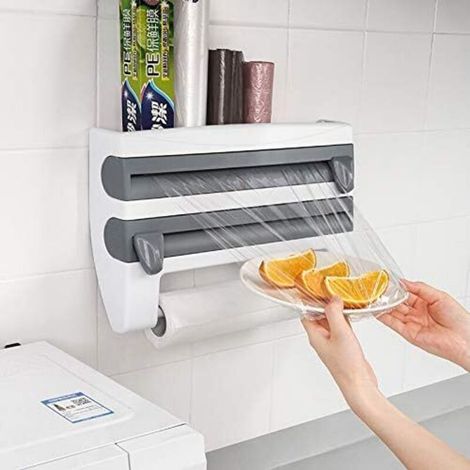 Porta-contenitori da parete per barattoli di spezie con lame affilate, ideale per cucina e garage - Crezuo