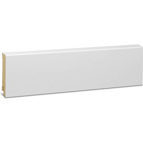 KGM Sockelleiste weiß MDF foliert 19 x 80mm Express Modern 2,4 m