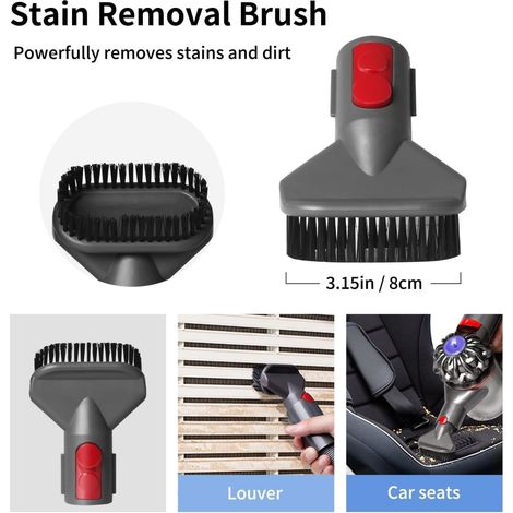 5 in 1 Zubehör-Set Ersatzteile für Dyson V7 V8 V10 V11 V15 Handstaubsauger, Ersatz Bürste kompatibel mit Dyson Staubsauger, für Zuhause, Büro, Autositze (1/5)