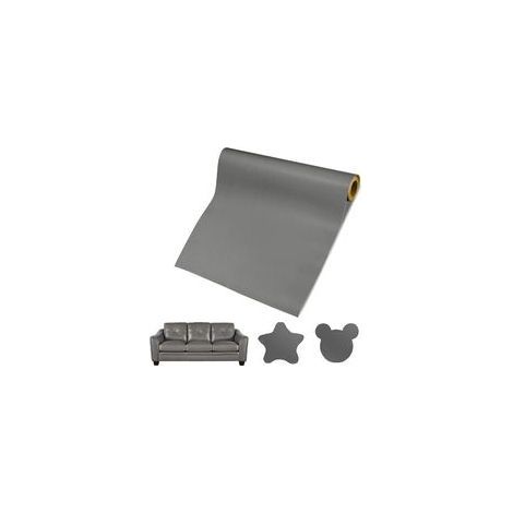 (Gris) Cuir Autocollant Canape, Patch de R��paration en Cuir, 50 x 137cm, Rouleau Adhesif Cuir, Cuir Patch R��paration pour Canap��s Si��ges de Voiture Sacs �� Main Vestes Si��ge Bricolage