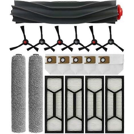 Filtre pour aspirateur brosse pour aspirateur Filtre de brosse pour aspirateur filtre de pièce détachée Kit pour Eufy S1 – Omniscient S1 Pro Robot Aspirateurs Includes Main Roller – Filtre Sac à pouss (1/5)