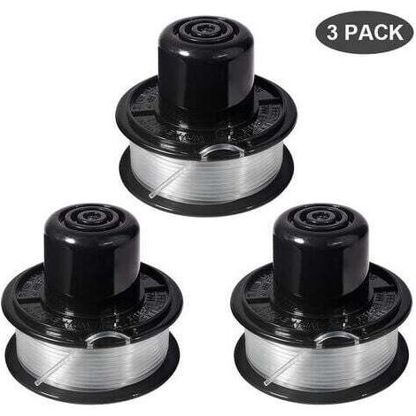 BLACK+DECKER Bobine et fil de rechange pour modèles GL250/GL310/GL360 11M x 1.6MM (1/4)
