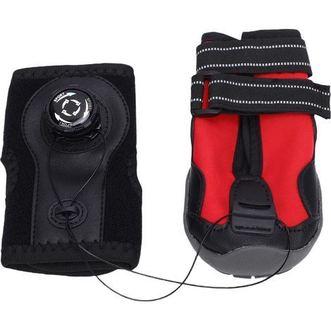 Breathable dog paw protector with integrated anti-abrasion and anti-slip sole for outdoor boots (1/5)