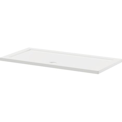 Pearlstone 1400mm x 700mm x 40mm Rectangular Shower Tray (1/4)