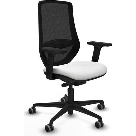 piqueras-y-crespo Mardos Chaise de bureau blanc ergonomique