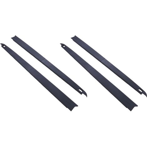 Truck Side Bed Rail Caps with PP Plastic Scratch-Resistant Cover for 1500 2009-2018 (1/5)