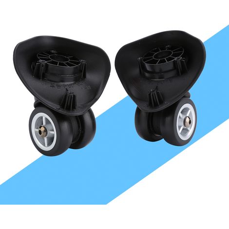 2PZ PVC ROTELLA RICAMBIO FÜR VALIGIA TROLLEY RUOTE BAGAGLIO (1/5)