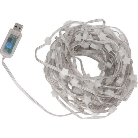 Guirlande lumineuse LED rideau avec télécommande, 100 LED, 16 couleurs, guirlande décorative pour chambre de mariage (1/5)
