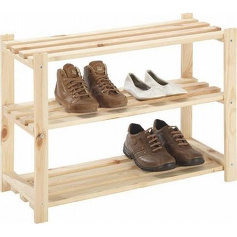 Mömax Schuhregal in Kieferfarben (1/3)