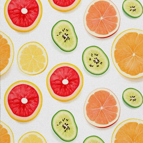 Tela decorativa para exteriores Oxford - Motivo frutal  DX6522 (1/5)