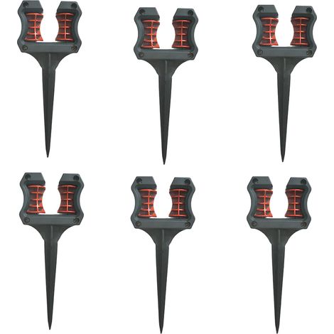 Pack Garden Hose Guides, Garden Hose Holder, Lawn Hose Holder, Hose Holder with Stake for Protecting Garden Plants, Patios, Flower Beds (1/5)