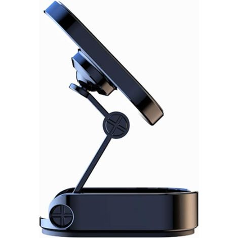 Support magnétique pour téléphone de voiture [Pliable et multifonctionnel] Support magnétique pour téléphone de voiture avec base pliable à 720° Support de voiture portable universel compatible avec i (1/5)