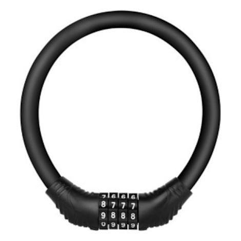 Antivol de vélo à combinaison noir pour une sécurité sans clé sur les vélos et les scooters.-AquaForge (1/5)
