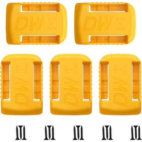 Support de batterie RIS-DW-02 pour outils Dewalt 20V/60V DCB200 (1/5)