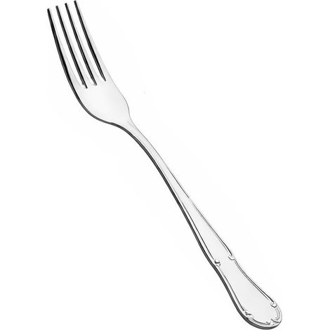 MONIX tenedor postre regina 209005 , Pack de 12 tenedores de postre modelo Regina, fabricados en acero inoxidable de máxima calidad, diseñados para ofrecer durabilidad, resistencia