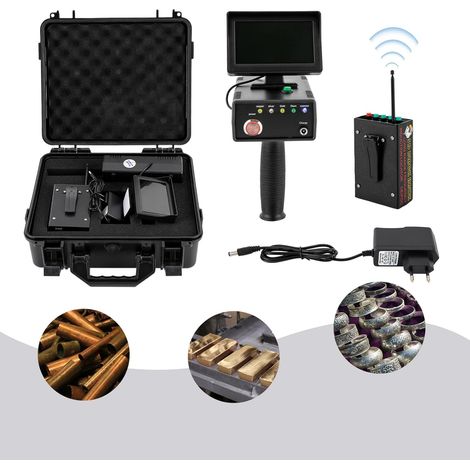 Gojoy – Détecteur de métaux professionnel – Détection or, argent, cuivre, diamant jusqu'à 1200m – Écran LED 3D – Batterie lithium 2000mAh