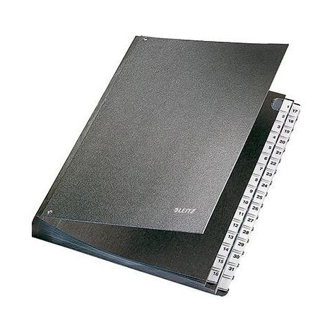 Leitz Pultordner 58310095 DIN A4 32Fächer Hartpappe schwarz (1/4)