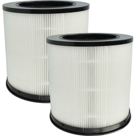 vhbw 2x Luftilter kompatibel mit Xiaomi Smart Air Purifier 4 Compact Luftreiniger - Kombifilter Vorfilter + HEPA + Aktivkohle