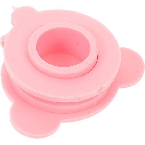 Couvercle de Bonde en Silicone pour Bassin Bébé, Bouchon Étanche et Design Adorable de Dessin Animé, Accessoire Polyvalent pour Bain Garçon et Filles (1/5)