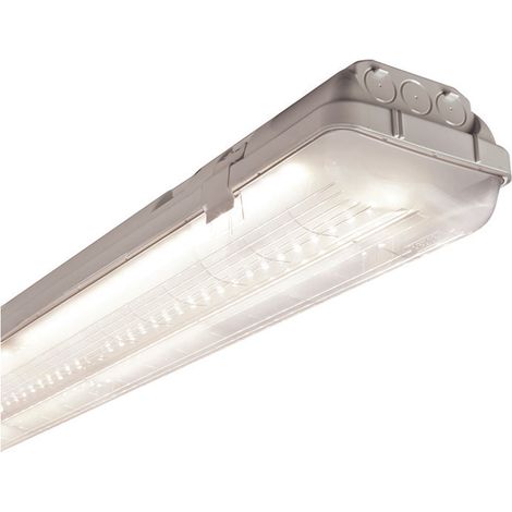 PLAFONIERA STAGNA SENZA TUBI LED SAVING STAGNA 2x58W BEGHELLI