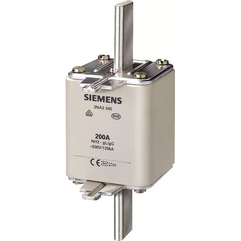 Siemens 3NA3365 Sicherungseinsatz Sicherungsgröße = 3 500 A 500 V 3 St. (1/2)