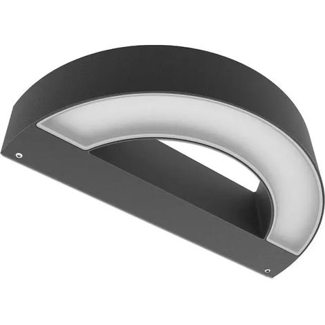 [NEUWERTIG] B-Ware Performance In Lighting Mask+ Außenwandlampe Außenlampe M Unten 3000 K Anthrazit