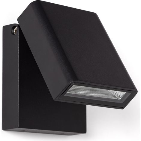 Aplique de Pared Exterior LED 6W Aluminio Mully Negro (1/5)