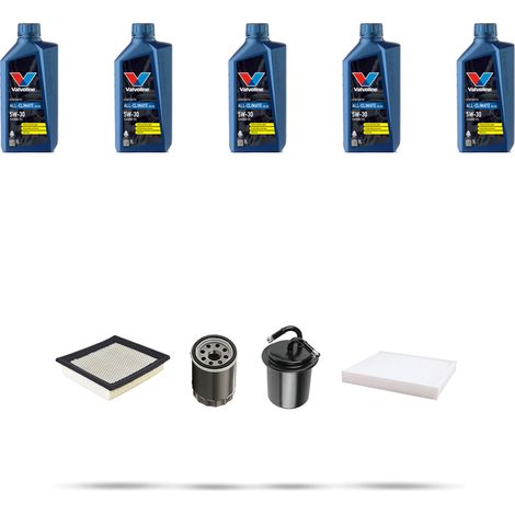 Kit tagliando 4 FILTRI e 5L OLIO compatibile con Subaru Forester (SG) 2.0 116KW dal 2005 (1/5)