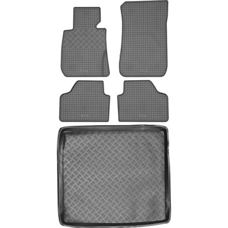 BMW X1 E84 Crossover (2009–2016) – Set: Gummifußmatten + Kofferraummatte (1/5)