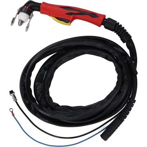 Torche de découpe plasma P80 à haut rendement, pistolet de soudage portable à gaine en caoutchouc, 4 mètres (1/5)