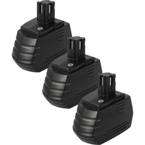 vhbw 3x Akku Ersatz für Hilti SFB180, SFB185 für Werkzeug (1500 mAh, NiMH, 18 V)