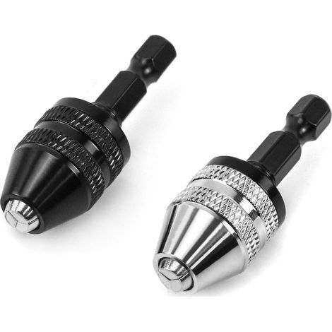 Mini-Bohrer, 1/4"-Schnellspann-Sechskantbohrer für Akkuschrauber, Bohrbereich 0,3–6,5 mm, 2 Stück (1/5)