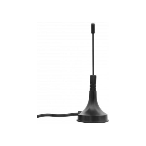 Zamel Antenne Externe ANT-01/Wi-Fi - Noire - Amplification Signal - Installation Magnétique (1/4)